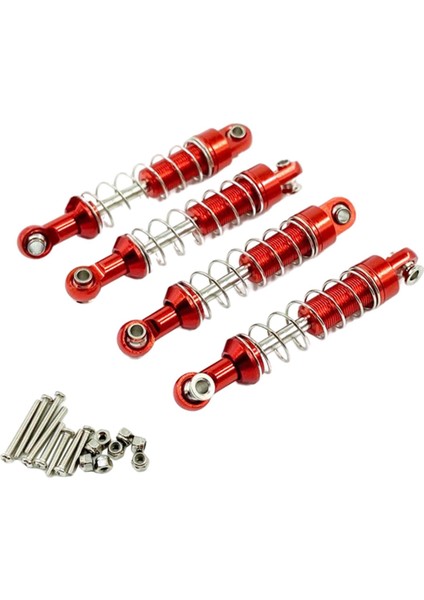 4 Pcs Mn Mn D90 D91 99S Wpl C14 C24 1:12 Rc Araç Kırmızı