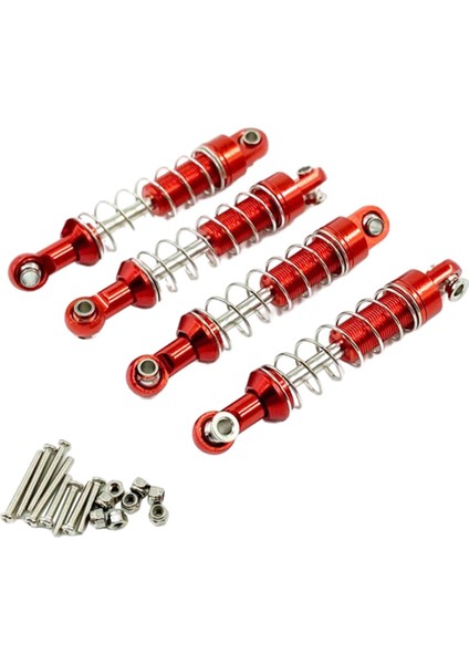 4 Pcs Mn Mn D90 D91 99S Wpl C14 C24 1:12 Rc Araç Kırmızı
