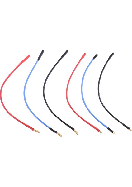 6pc 230MM 4.0/3,5mm Muz Rc Fırçasız Motorlu Esc Konektörleri Uzatma Kablosu(Yurt Dışından)