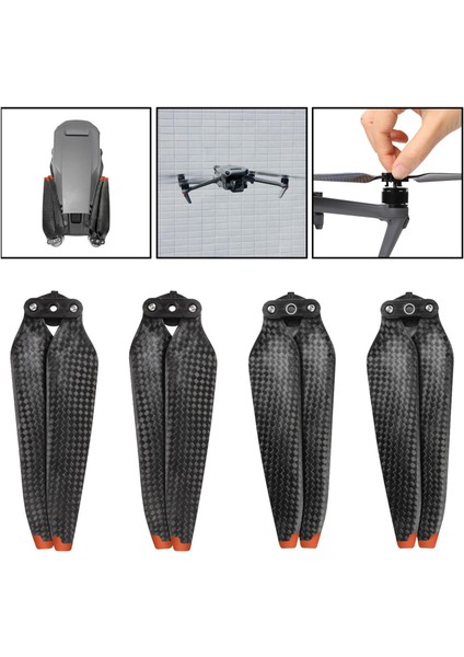 Karbon Fiber Pervaneler, Hafif Düşük Gürültülü Katlanır Hızlı Serbest Bırakma Pervane Çifti modelleri