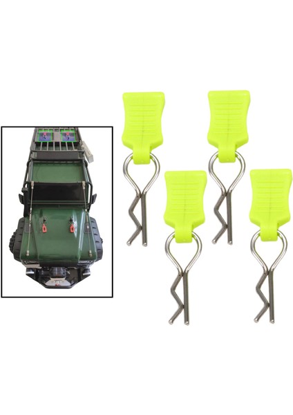4 Adet R 1/8 1/5 Bracket Rc Araç Işık Yeşil fırsatları