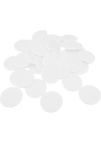 100PCS Cips Coins Casino Tedarik Komik Aile Oyunları Accs Parçalar BEYAZ100 modelleri
