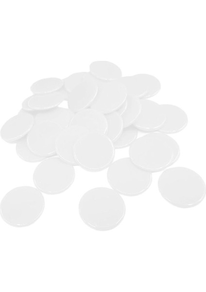 100PCS Cips Coins Casino Tedarik Komik Aile Oyunları Accs Parçalar BEYAZ100 indirimleri