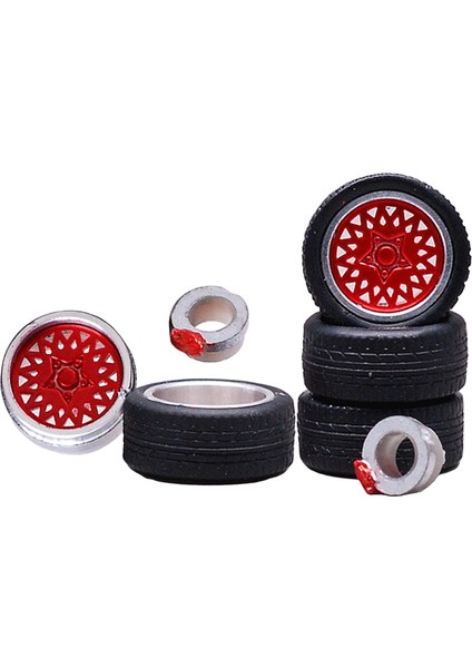 4pcs 1:64 Alaşım Tekerlekleri Jant Hub Araba Aksesuar Oyuncakları Için Fren(Yurt Dışından)