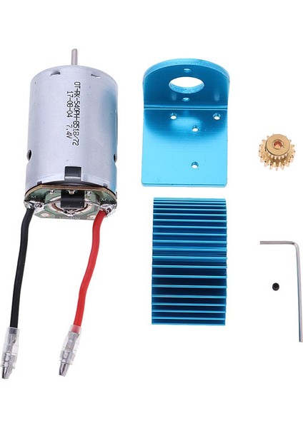 Motor ve Isı Lavabosu ve Motor Montaj Kiti Wltoys 12428/12423/12428-A/B/C Parçaları Için(Yurt Dışından) modelleri