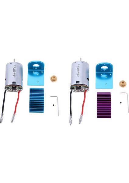 Motor ve Isı Lavabosu ve Motor Montaj Kiti Wltoys 12428/12423/12428-A/B/C Parçaları Için(Yurt Dışından) fırsatları