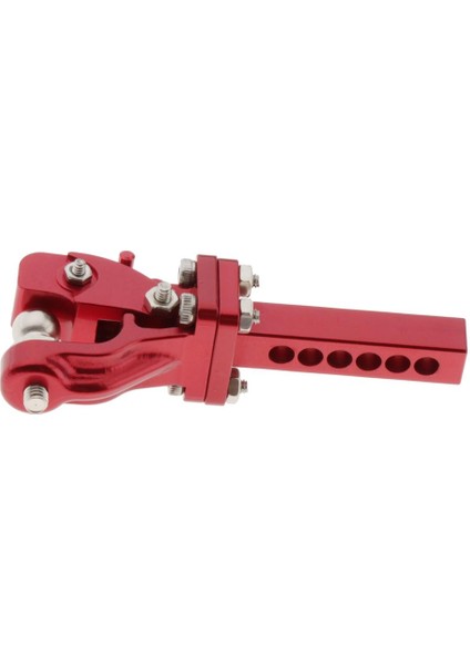 1:10 Eksenel SCX10 Yükseltme Parçaları Için Alüminyum Kırmızı Rc Araba Damla Hitch Alıcı fırsatları