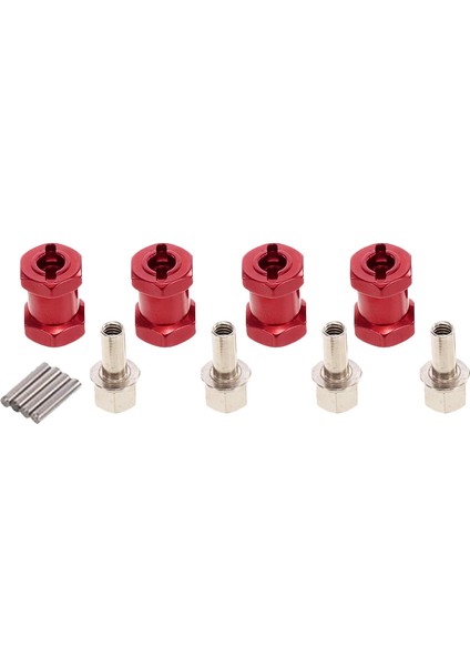 12MM Tekerlek Göbeği Hex 15MM Hub Uzatma Birleştirici 1/10 Rc Arabalar Eksenel SCX10