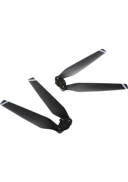 Çift/2pcs 8 Inç Germe Uzunluğu #1 Beyaz Siyah Için Katlanabilir Pervaneler(Yurt Dışından)