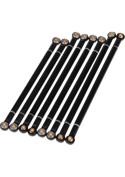8pcs Siyah Çekme Çubukları 1/10 Eksenel SCX10 Rc Prıger Için Uç Direksiyon Bağlantıları fiyatları
