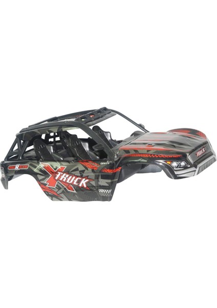 Xlh Için Araba Kabuğu 9137 Rc Araba Vücut Accs Serin Oyuncak Parçaları Erkekler 25X10X6.5CM SJ01 Kırmızı modelleri