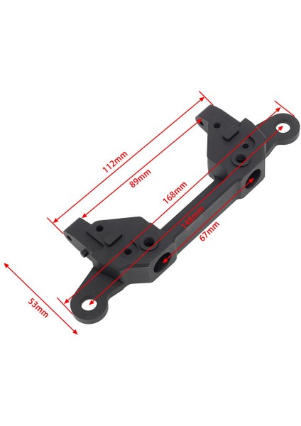 Metal Rc Araba Eksenel Scx6 Aksesuarları Için Yedek Parçalar Yedek Arka Arka Tampon fırsatları