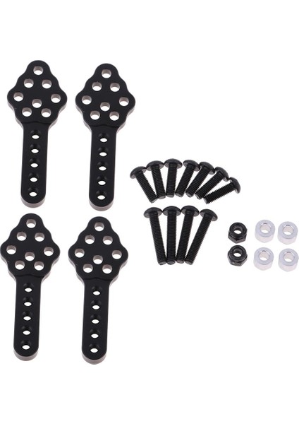 Damper Şok Montaj Asansör Sarkık Kiti 1/10 Eksenel SCX10 Rc Paletli Araba Siyah fiyatları