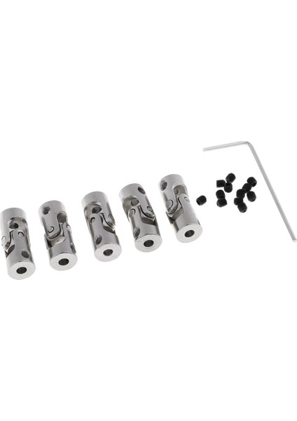 2x 5pcs Metal Cardan Eklem Gimbal Koşuları Evrensel Eklem Konnektör Modeli Dıy fiyatları