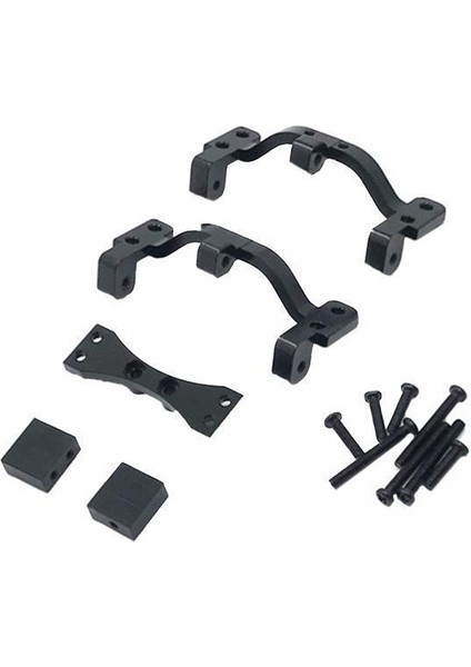 Wpl C14 C24 Kamyon Yedek Siyah Için 2x Rot Çubuk Taban Montaj Servo Braketi