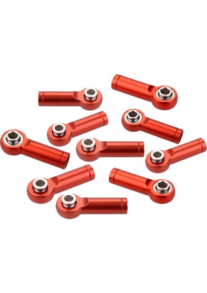 1/8 Hpı Hsp Rc Canavar Kamyonu Için 3x M4 Rc Araba Top Kafa Çekme Çubukları Bağlantı - Kırmızı, modelleri