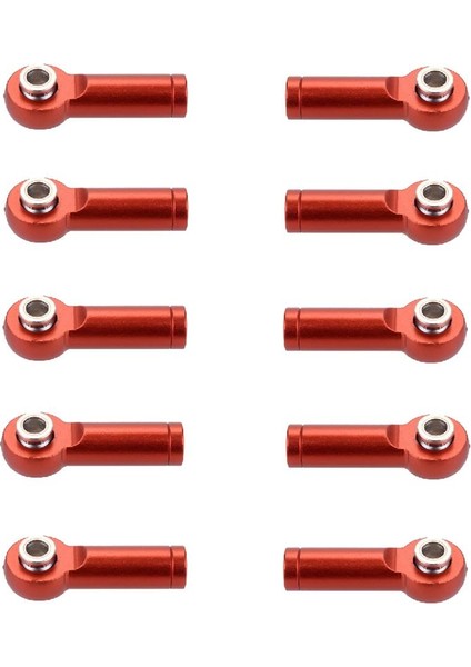 1/8 Hpı Hsp Rc Canavar Kamyonu Için 3x M4 Rc Araba Top Kafa Çekme Çubukları Bağlantı - Kırmızı, indirimleri