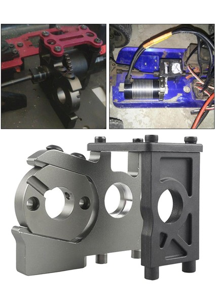 Fırçasız Motor Montaj Tutucu 1/8 Rc Araç Motor Montajı Yükseltme Gri (Yurt Dışından)