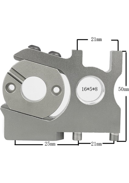 Fırçasız Motor Montaj Tutucu 1/8 Rc Araç Motor Montajı Yükseltme Gri (Yurt Dışından)