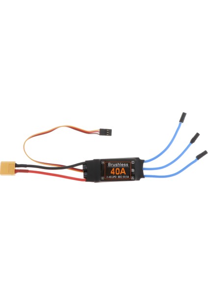 40A Fırçasız Esc Motor XT60 Fiş Rc Helikopter Oyuncak Bileşenleri (Yurt Dışından)