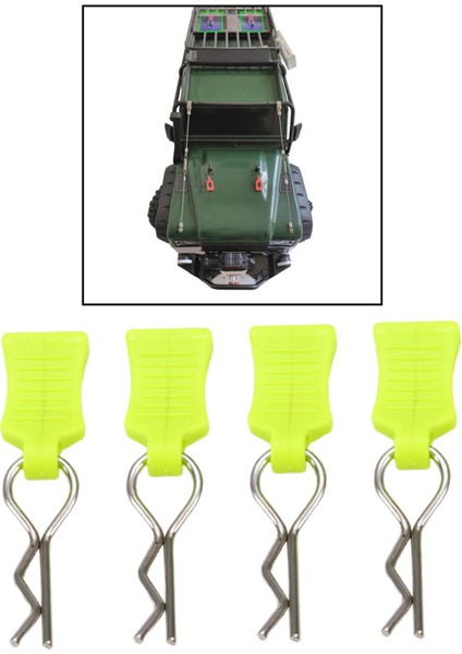 4 Adet R 1/8 1/5 Bracket Rc Araç Işık Yeşil (Yurt Dışından) fiyatları