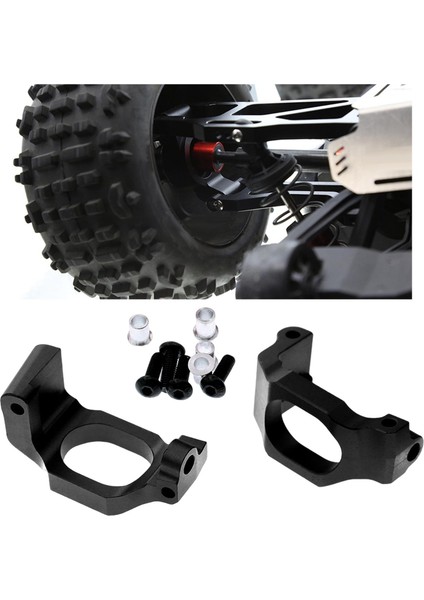 1 Paar Alüminyum Alaşım Taşıyıcı Yükseltme Modeli Rc Car Dıy, Siyah (Yurt Dışından) modelleri