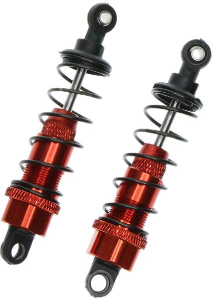 2x Rc Metal Ön Yay Wltoys Için Emici K949 10428 Paletli Araba Kırmızı (Yurt Dışından)