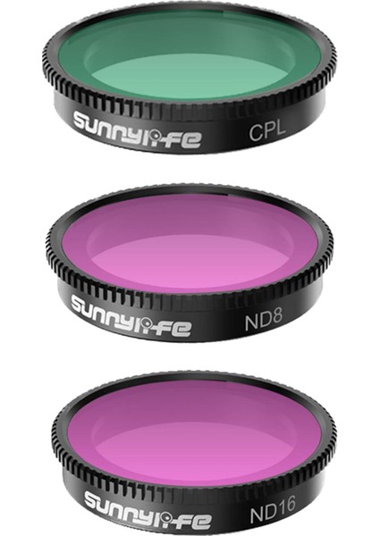 Kamera Lens Filtresi Için Ayarlanan Lens Filtreleri 3 Pcs (Yurt Dışından) fırsatları