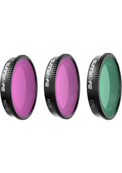 Kamera Lens Filtresi Için Ayarlanan Lens Filtreleri 3 Pcs (Yurt Dışından) indirimleri