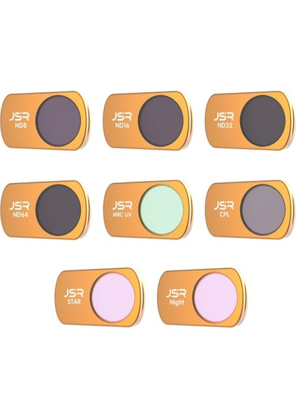 8 Lot Cpl Nd8 ND16 ND32 ND64 Lens Kiti Mini Için (Yurt Dışından)