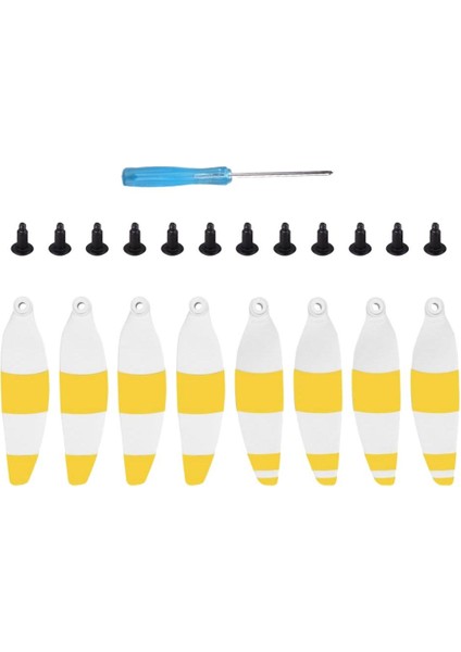 8 Paket 2 Çift Rc Karbon Kürek Yedek Yedek Aksesuarlar Beyaz Sarı (Yurt Dışından) modelleri