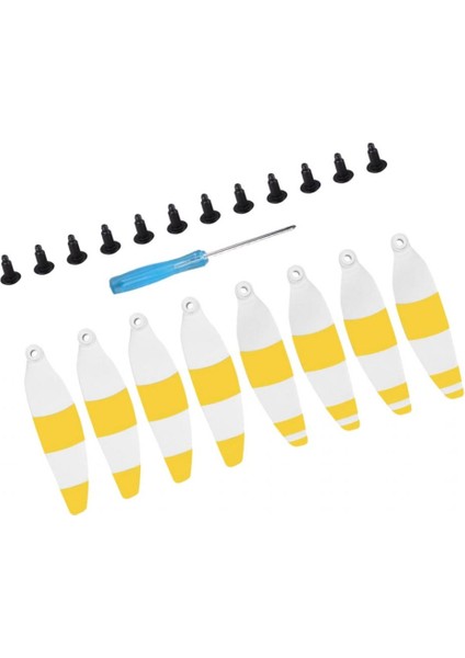 8 Paket 2 Çift Rc Karbon Kürek Yedek Yedek Aksesuarlar Beyaz Sarı (Yurt Dışından) indirimleri