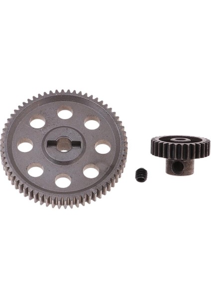 Hsp 94123 Için Metal Spur Diferansiyel Dişli 64T Motor Pinyonu 29T 1/10 (Yurt Dışından)