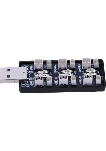 1s Lıpo Pil USB Şarj Cihazı 3.7V/4.2V 6ch Micro Jst 1.25 Jst 2.0 Mcx/mcpx (Yurt Dışından)