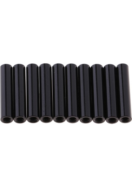 10PCS 5mm /12MM Siyah Kılıf Vidaları Dıy Mini Aksesuarlar Için Alüminyum Alaşım Tüp Ara Parçası - Siyah, 25MM (Yurt Dışından) fiyatları