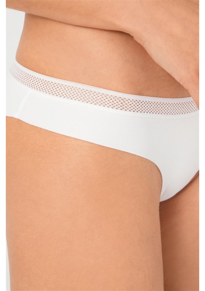 File Lastikli Lazer Kesim Bikini Külot 3'lü Paket - 2 fırsatları