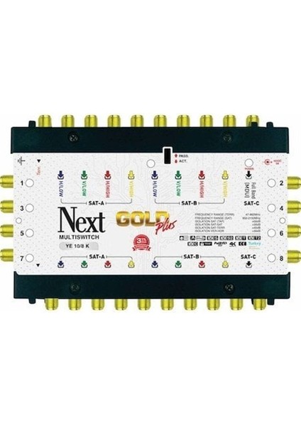 10/8 Kaskatlı ve sonlu bir arada hybrit ( adaptör dahil )