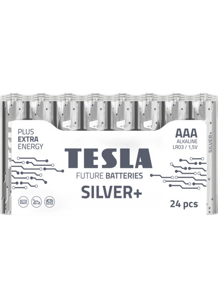 Silver+ Serisi AAA Alkalin Pil (İnce Kalem Pil) Geleceğin Pilleri