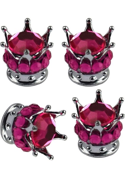 4 Pc Taç Mercan Bling Kraliçe Valf Kapakları Lastik Tekerlek Kök modelleri