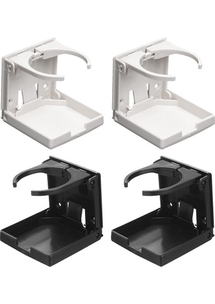 4pcs Araba Katlanır Içecek Şişe Tutucu Tepsisi Organizatör Yat Fincan Standı Montajı