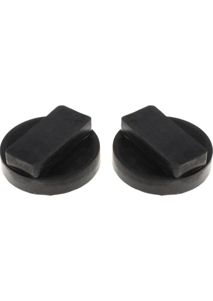 2 Adet Dayanıklı Kauçuk Kriko Nokta Ped Adaptör Asansör Pedi Için