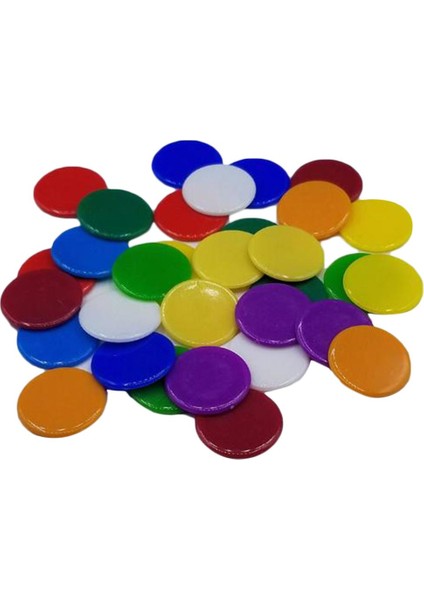 100PCS Jeton Çipleri Oyun Para Birimi Paraları Aile Oyunları Aksesuar Karışık Renk Karışık (Yurt Dışından) fiyatları