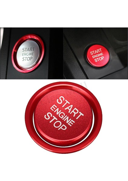 2 Iç Konsol Motor A6 A7 C7 Kırmızı 2 x Kırmızı Için Itme Düğmesi Kapağı