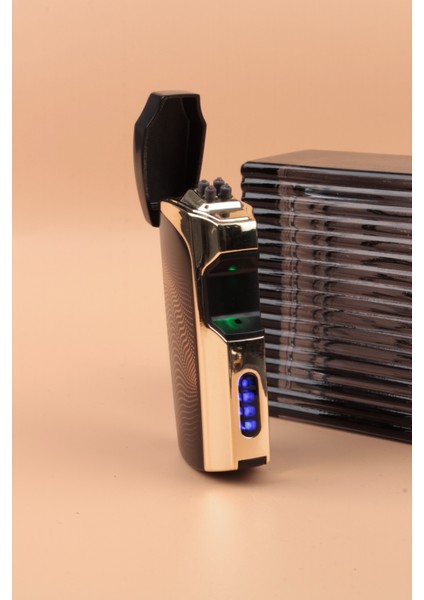 Elektronik Göstergeli Lazerli Dokunmatik Şarjlı Çakmak - SMCK673USBR02 fiyatları