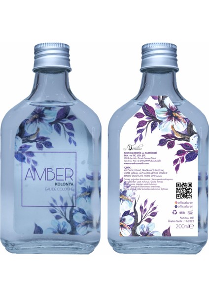 200 ml Amber Kolonyası / Kutulu