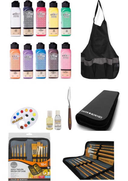 Profesyonel Artdeco 140 ml Akrilik Boya Gereçleri