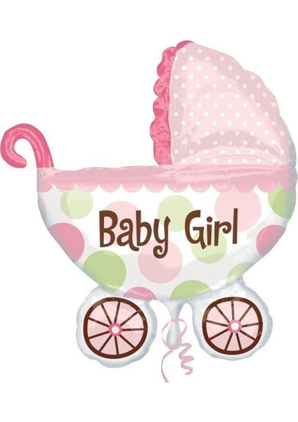 Pembe Puset Super Shape Folyo Balon 71 cm 79 cm