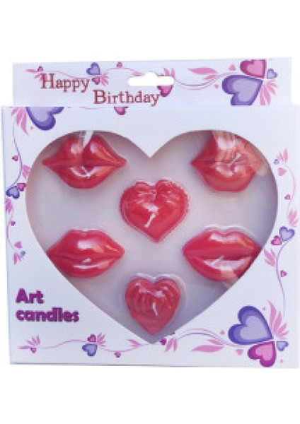 Mum Kalp ve Dudak Set P6