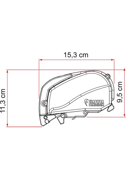 Fiamma F80S 3.70 x 2.50 Beyaz Çatı Tipi Tente modelleri