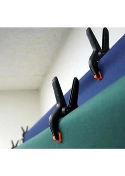 Mandal Tipi 21 cm Yaylı Kıskaç Tahta Tutucu Perde Tutucu 9 Inç indirimleri